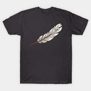 White Bird Feathers T-Shirt